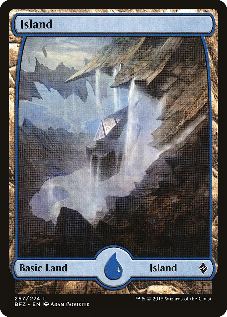 Island — Battle for Zendikar — Magic: The Gathering