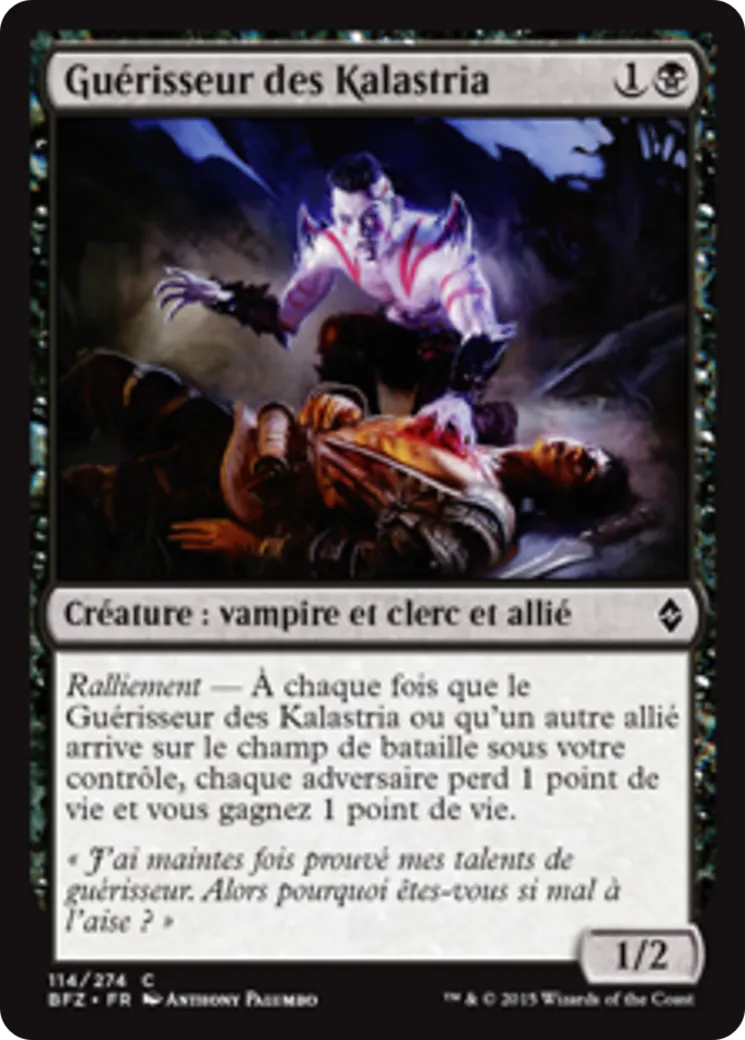 Guérisseur des Kalastria — Battle for Zendikar — Magic: The Gathering