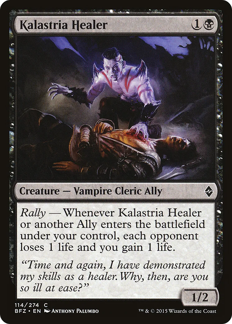 Kalastria Healer — Battle for Zendikar — Magic: The Gathering