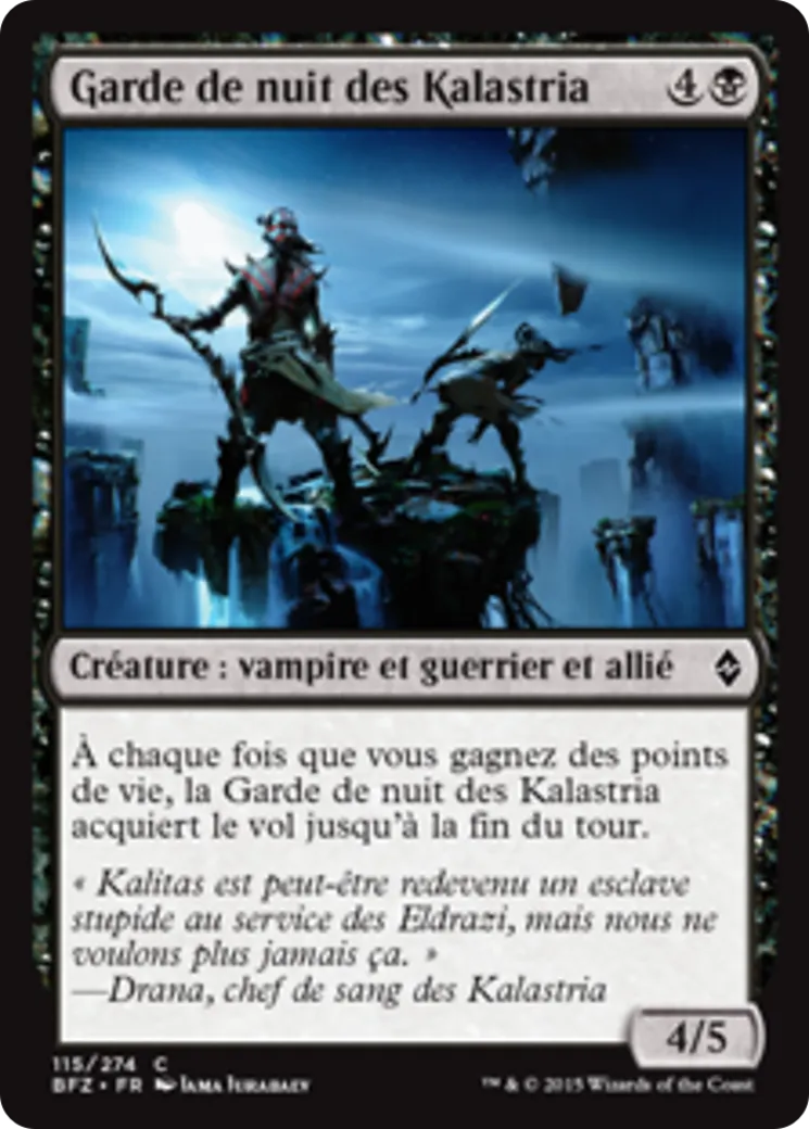 Garde de nuit des Kalastria — Battle for Zendikar — Magic: The Gathering