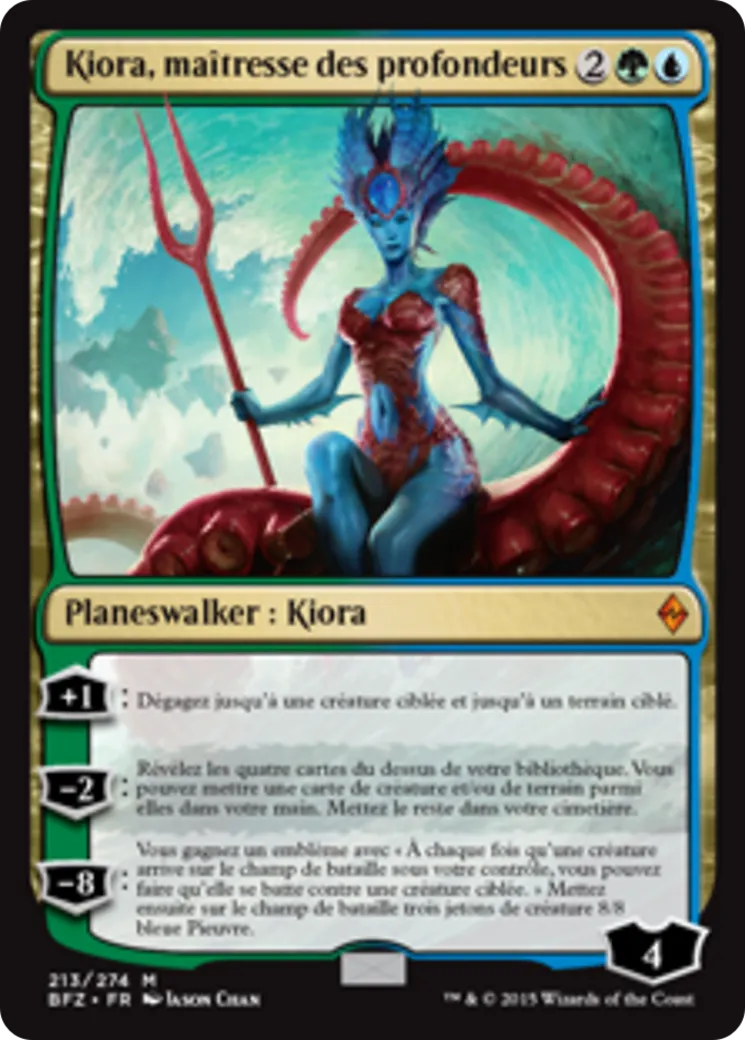 Kiora, maîtresse des profondeurs — Battle for Zendikar — Magic: The Gathering