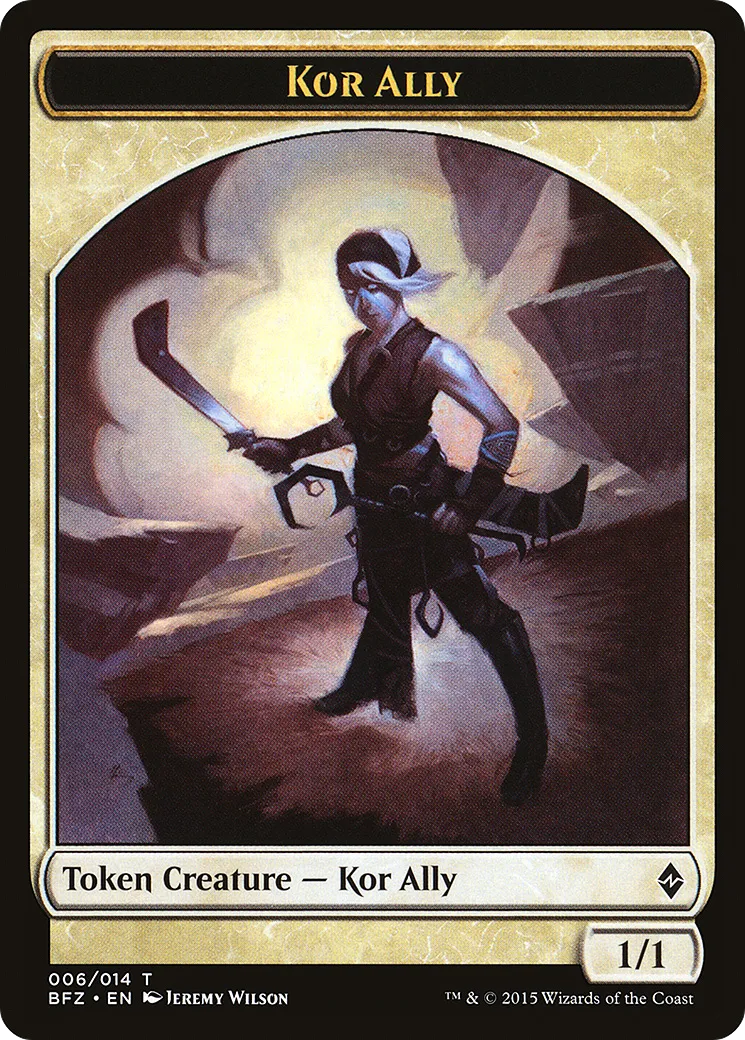 Kor Ally — Battle for Zendikar — Magic: The Gathering