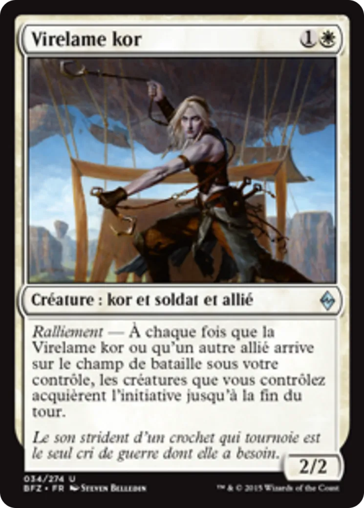 Virelame kor — Battle for Zendikar — Magic: The Gathering