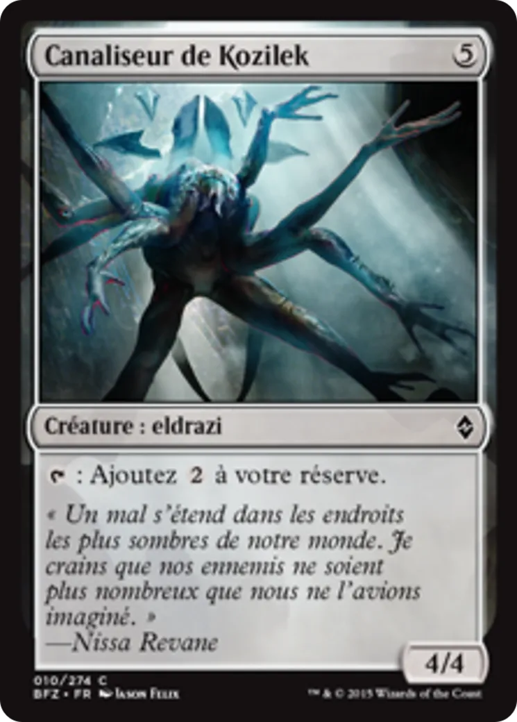 Canaliseur de Kozilek — Battle for Zendikar — Magic: The Gathering