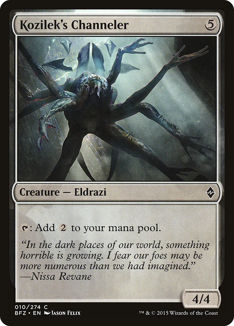 Kozilek's Channeler — Battle for Zendikar — Magic: The Gathering
