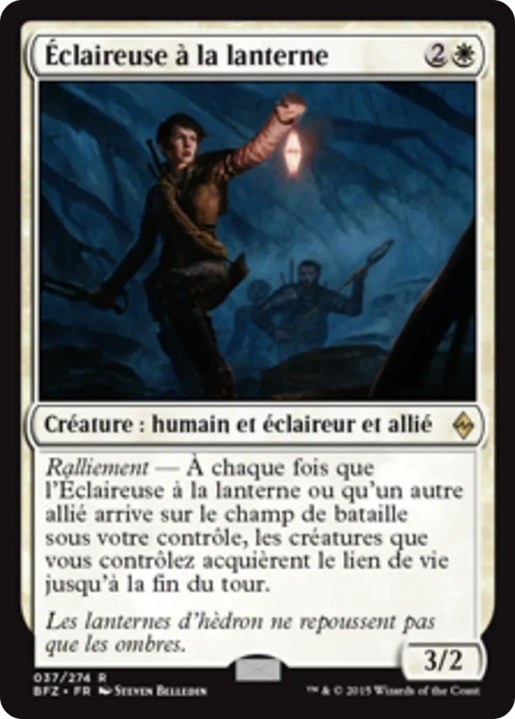 Éclaireuse à la lanterne — Battle for Zendikar — Magic: The Gathering