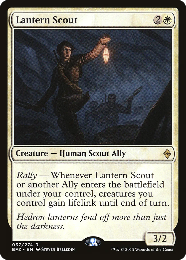 Lantern Scout from Battle for Zendikar - Magic: The Gathering
