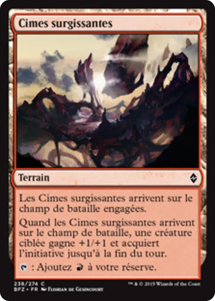 Cimes surgissantes — Battle for Zendikar — Magic: The Gathering