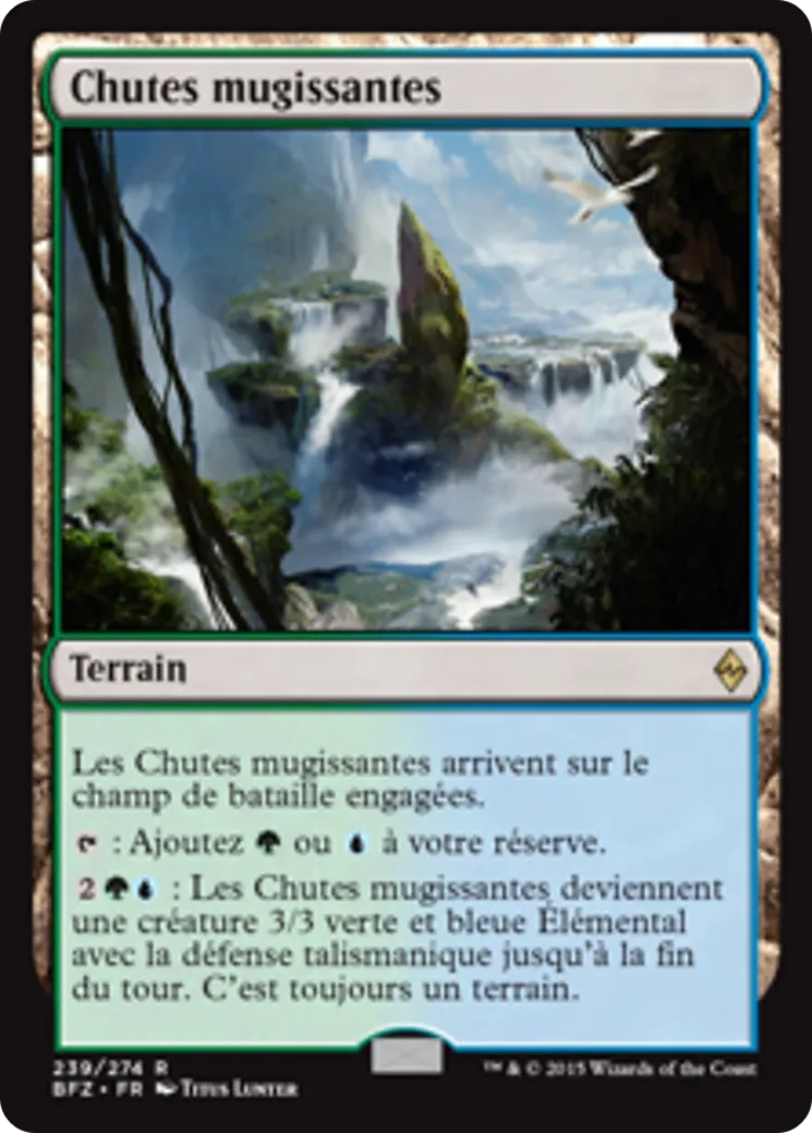 Chutes mugissantes — Battle for Zendikar — Magic: The Gathering