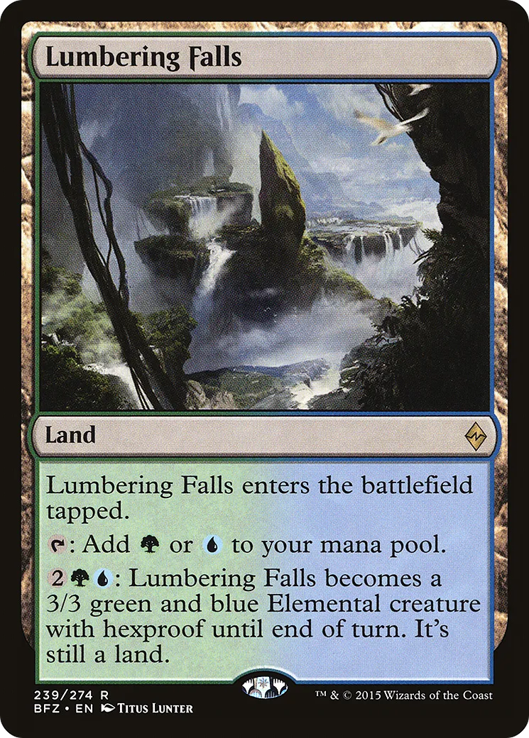 Chutes mugissantes — Battle for Zendikar — Magic: The Gathering