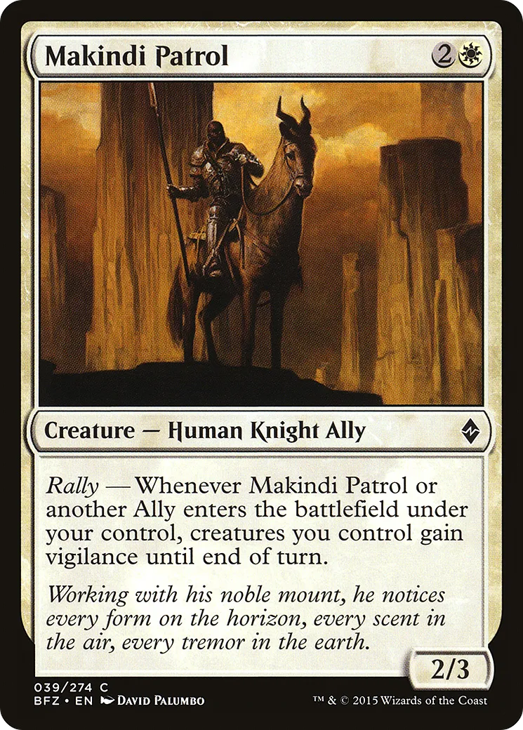 Patrouille des Makindi — Battle for Zendikar — Magic: The Gathering