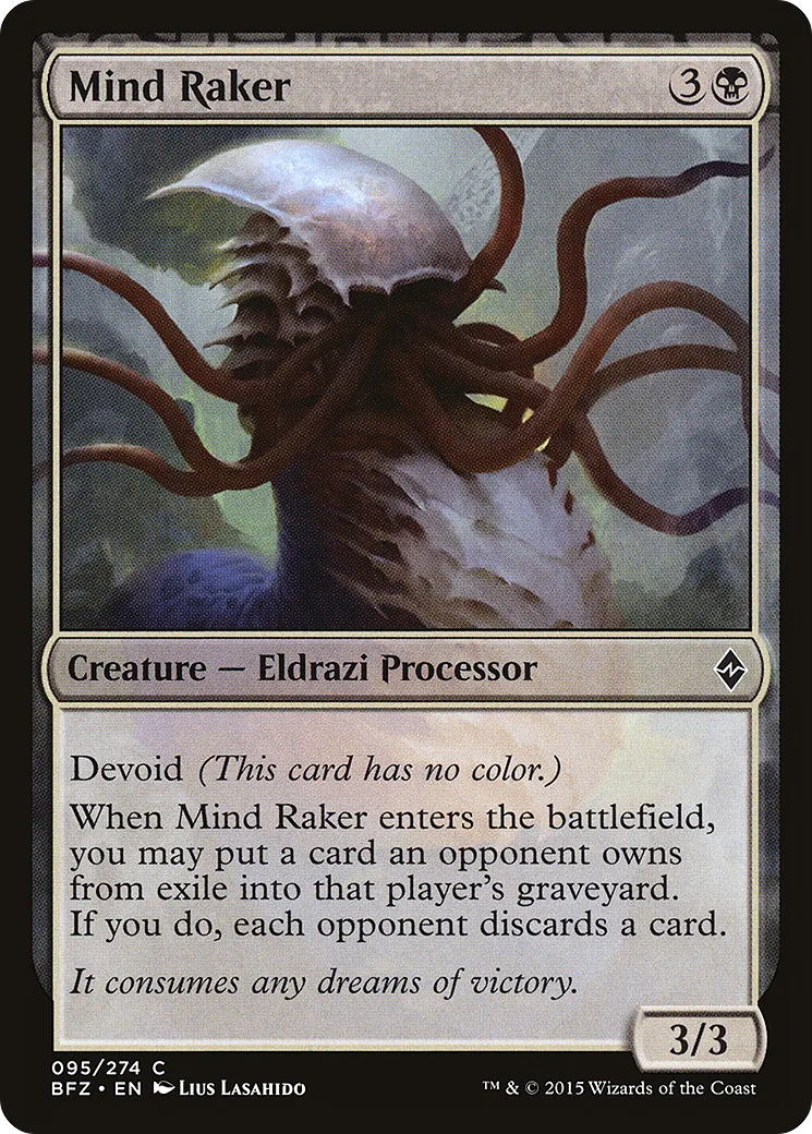 Mind Raker — Battle for Zendikar — Magic: The Gathering