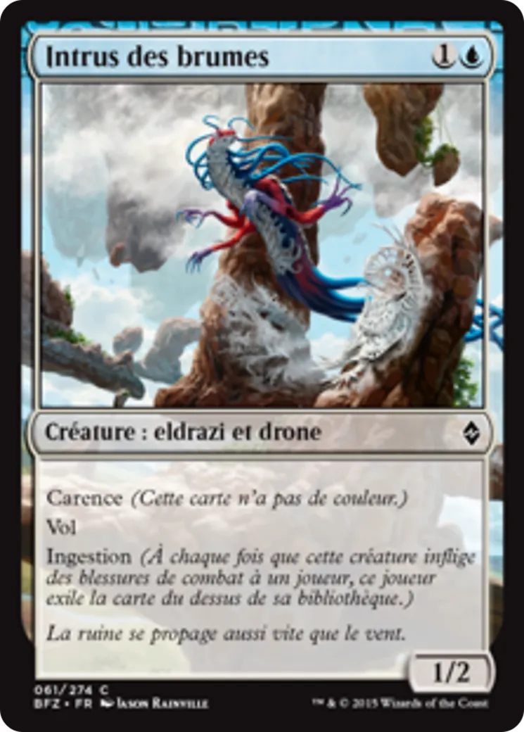 Intrus des brumes — Battle for Zendikar — Magic: The Gathering