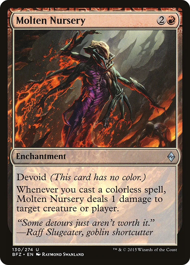 Molten Nursery — Battle for Zendikar — Magic: The Gathering