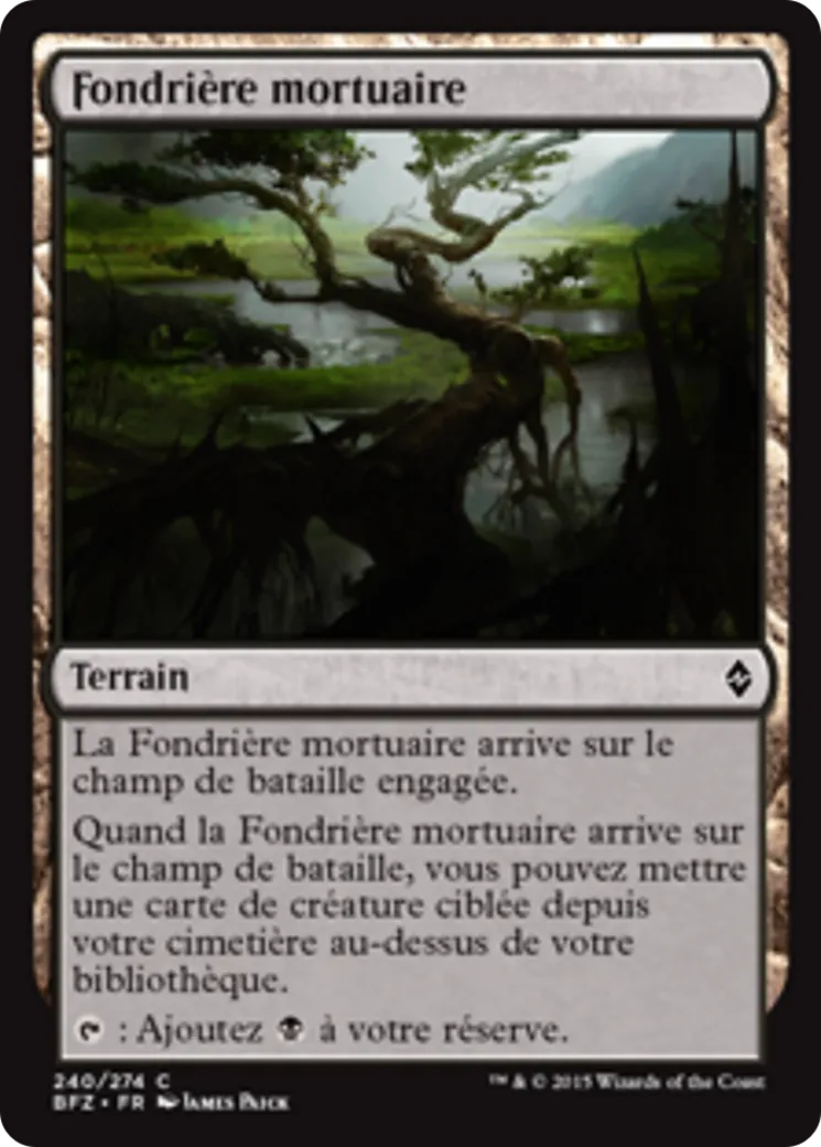 Fondrière mortuaire — Battle for Zendikar — Magic: The Gathering