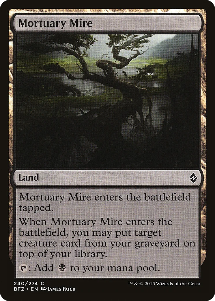 Mortuary Mire — Battle for Zendikar — Magic: The Gathering