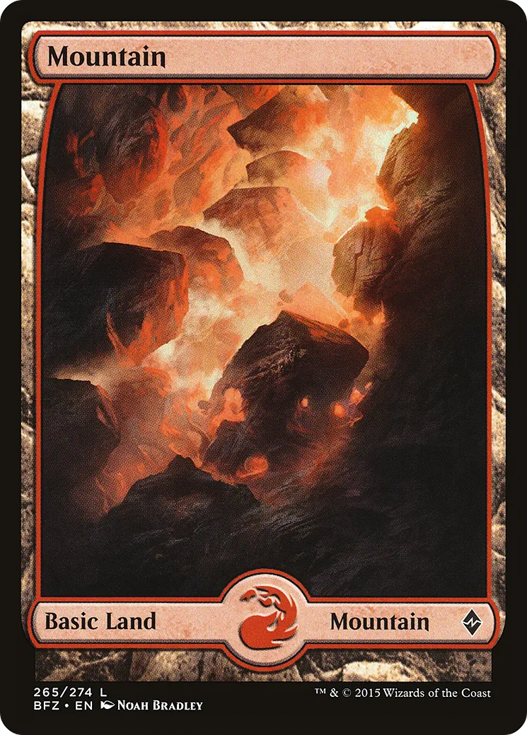Mountain — Battle for Zendikar — Magic: The Gathering