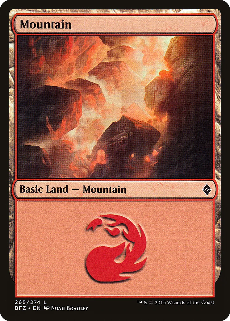 Montagne — Battle for Zendikar — Magic: The Gathering