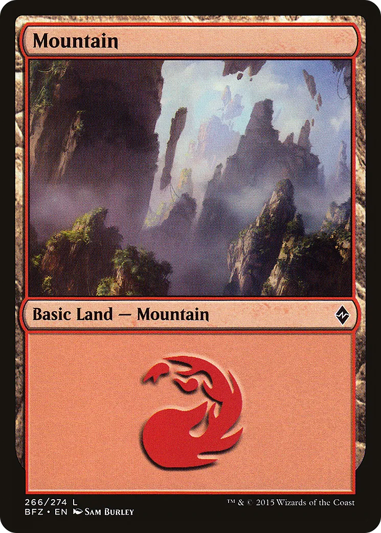 Mountain — Battle for Zendikar — Magic: The Gathering
