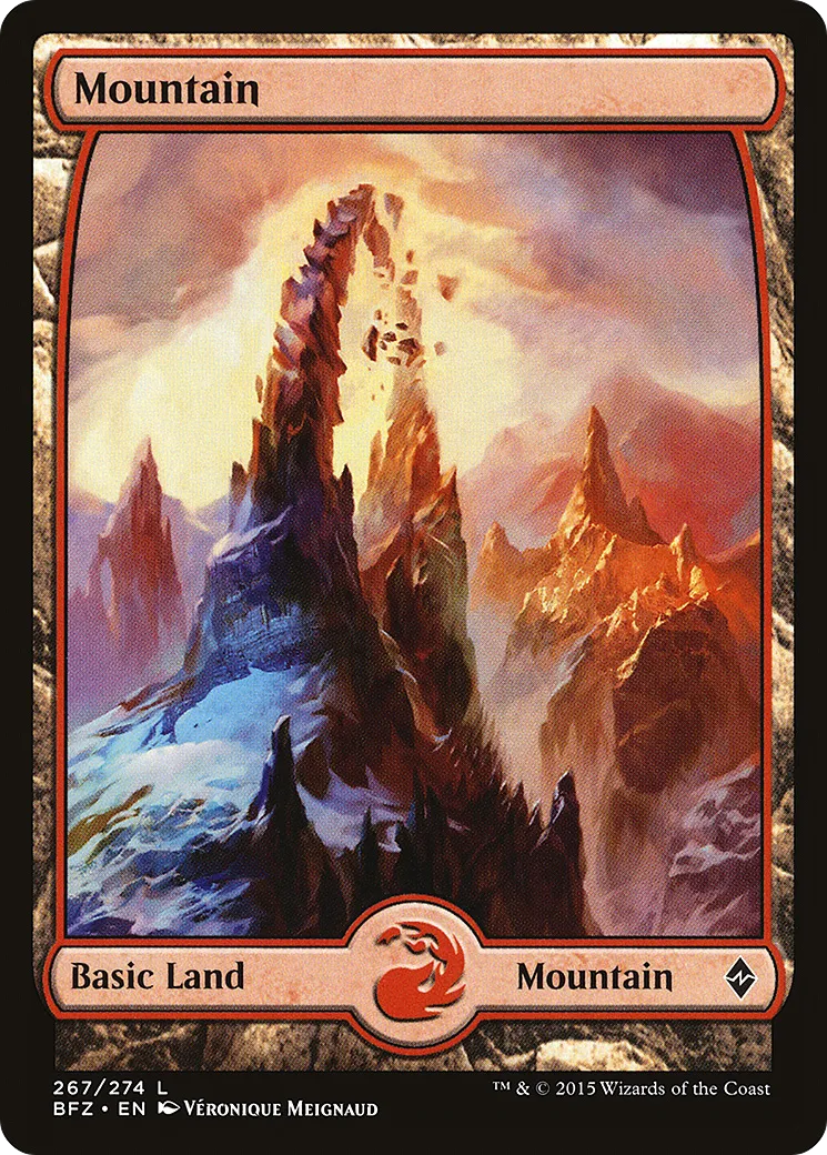 Mountain — Battle for Zendikar — Magic: The Gathering