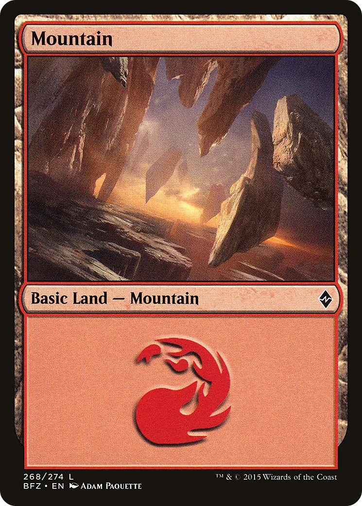 Montagne — Battle for Zendikar — Magic: The Gathering