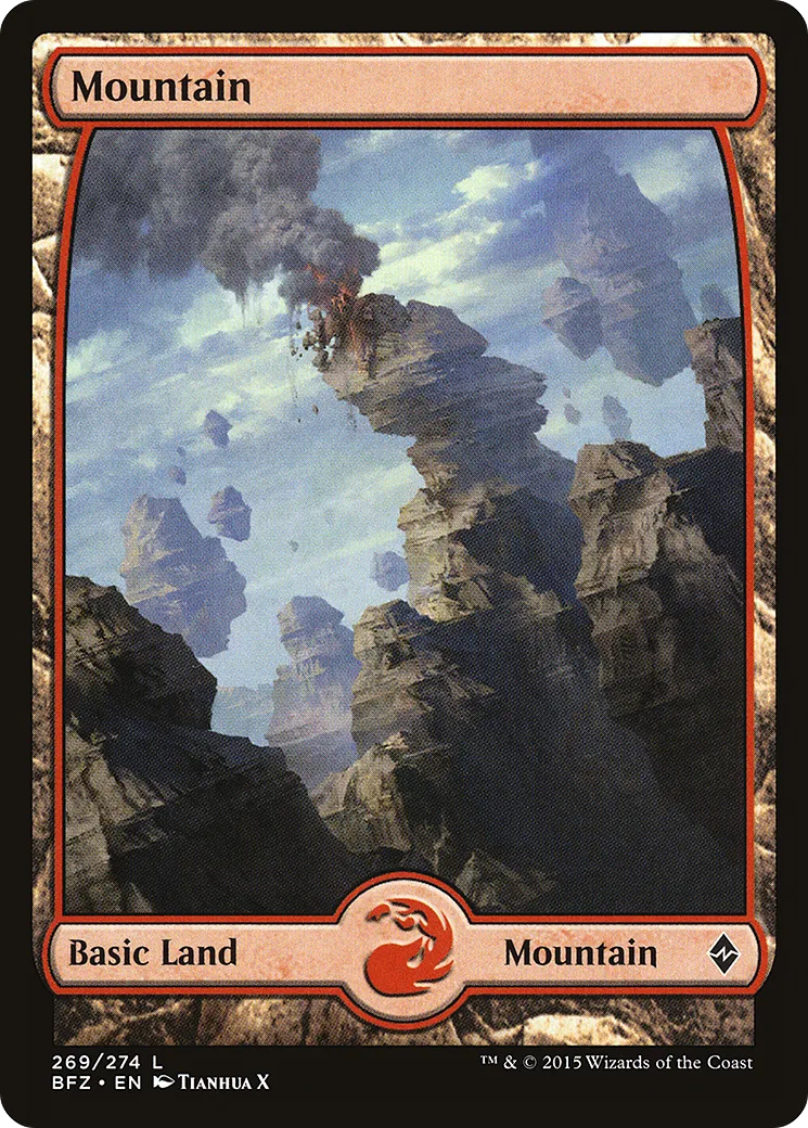 Mountain — Battle for Zendikar — Magic: The Gathering