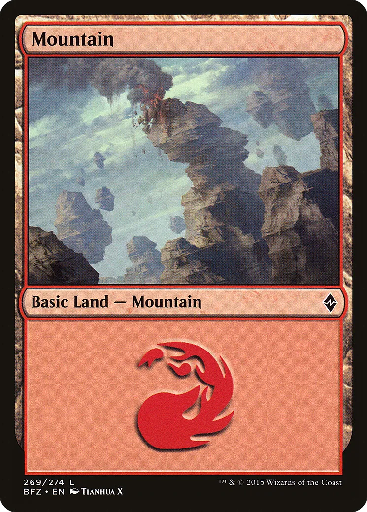 Montagne — Battle for Zendikar — Magic: The Gathering