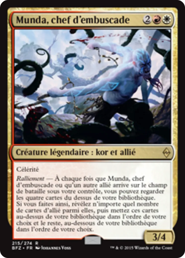 Munda, chef d'embuscade — Battle for Zendikar — Magic: The Gathering
