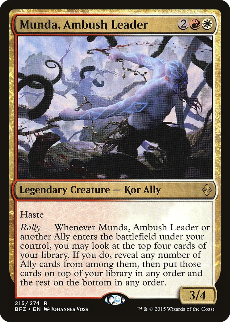 Munda, chef d'embuscade — Battle for Zendikar — Magic: The Gathering