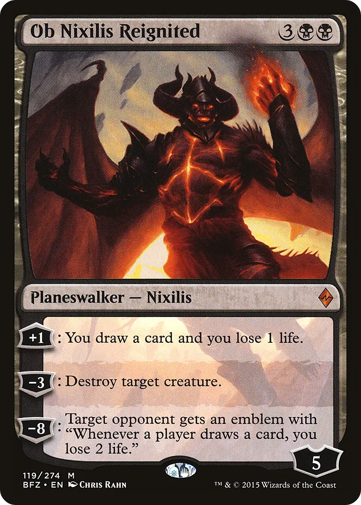 Ob Nixilis Reignited — Battle for Zendikar — Magic: The Gathering