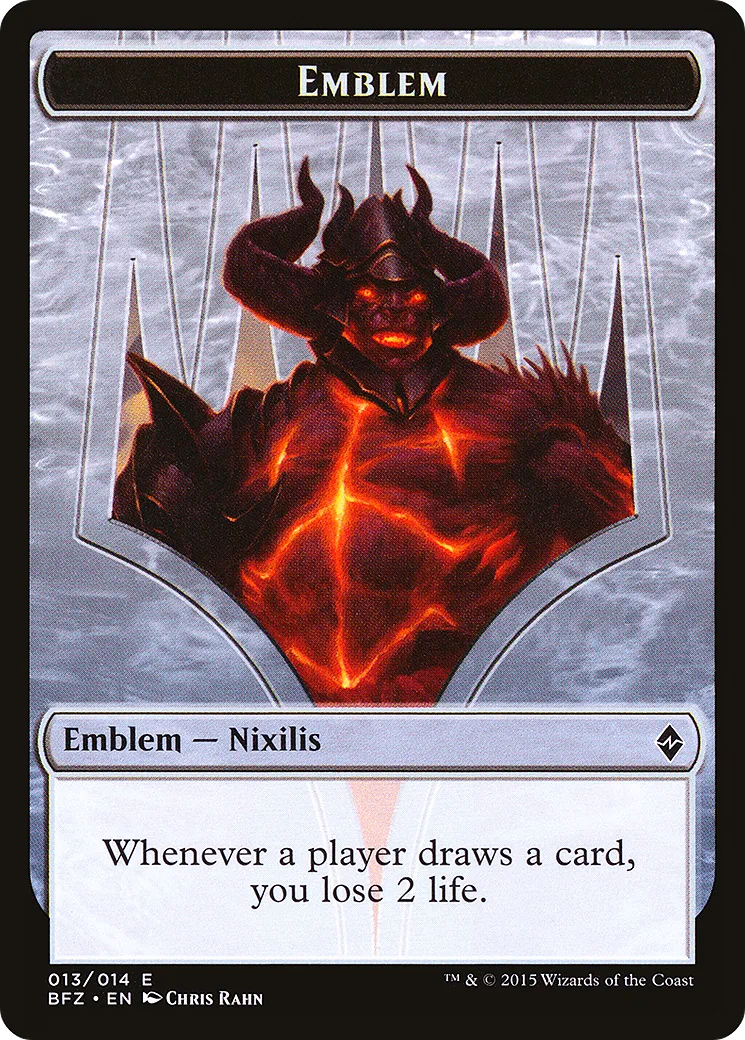 Ob Nixilis Reignited Emblem — Battle for Zendikar — Magic: The Gathering