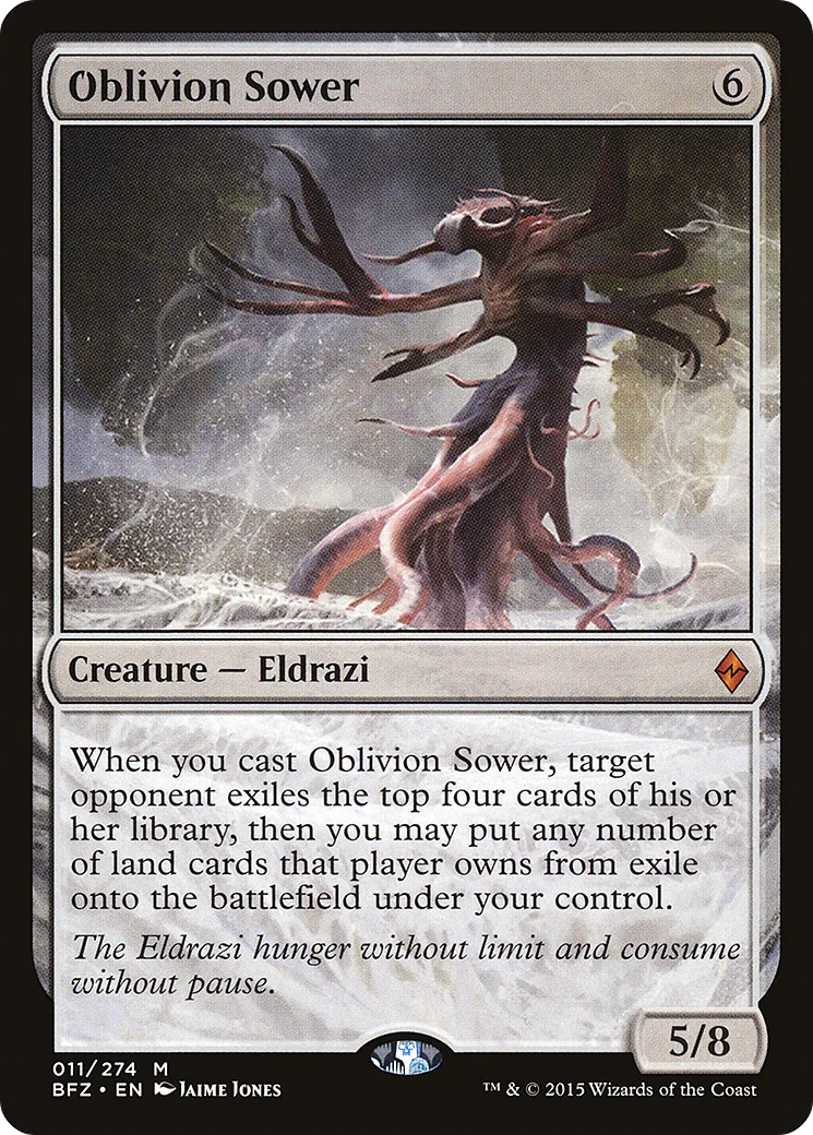 Oblivion Sower from Battle for Zendikar - Magic: The Gathering