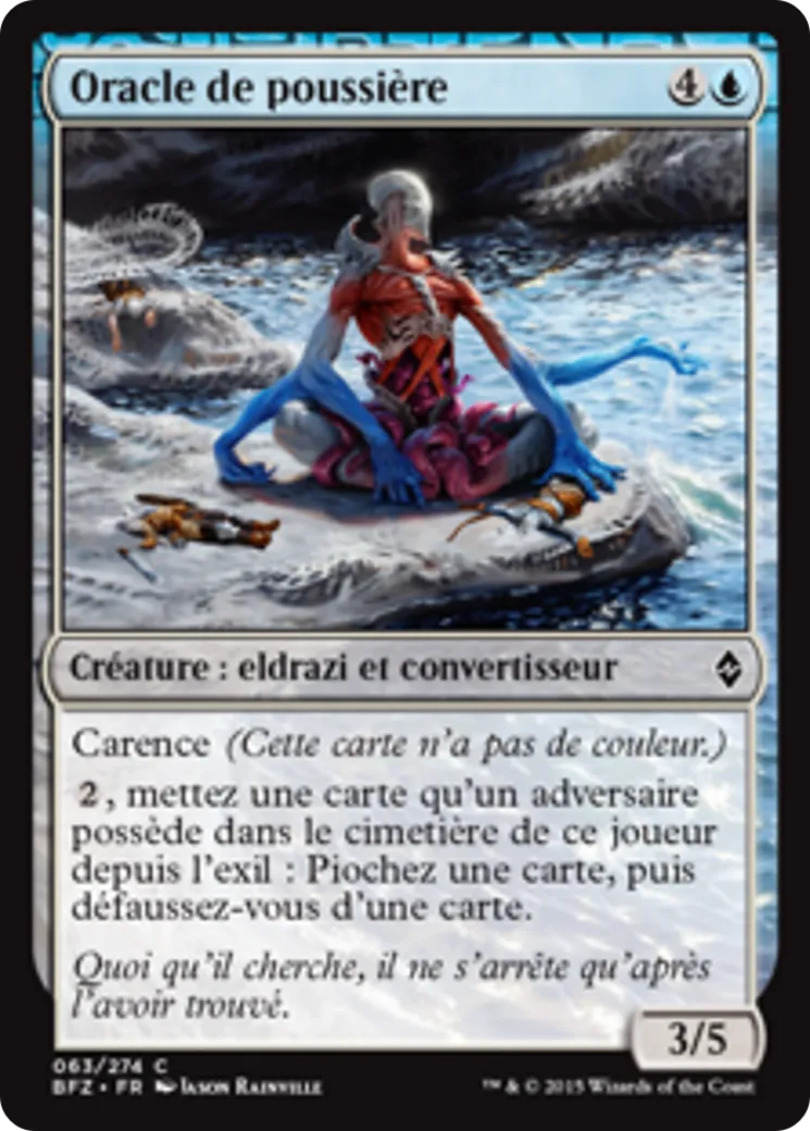 Oracle de poussière — Battle for Zendikar — Magic: The Gathering