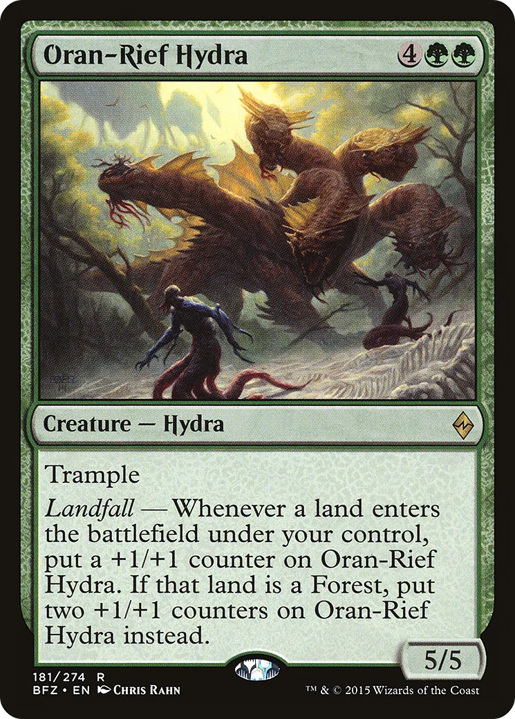 Oran-Rief Hydra — Battle for Zendikar — Magic: The Gathering