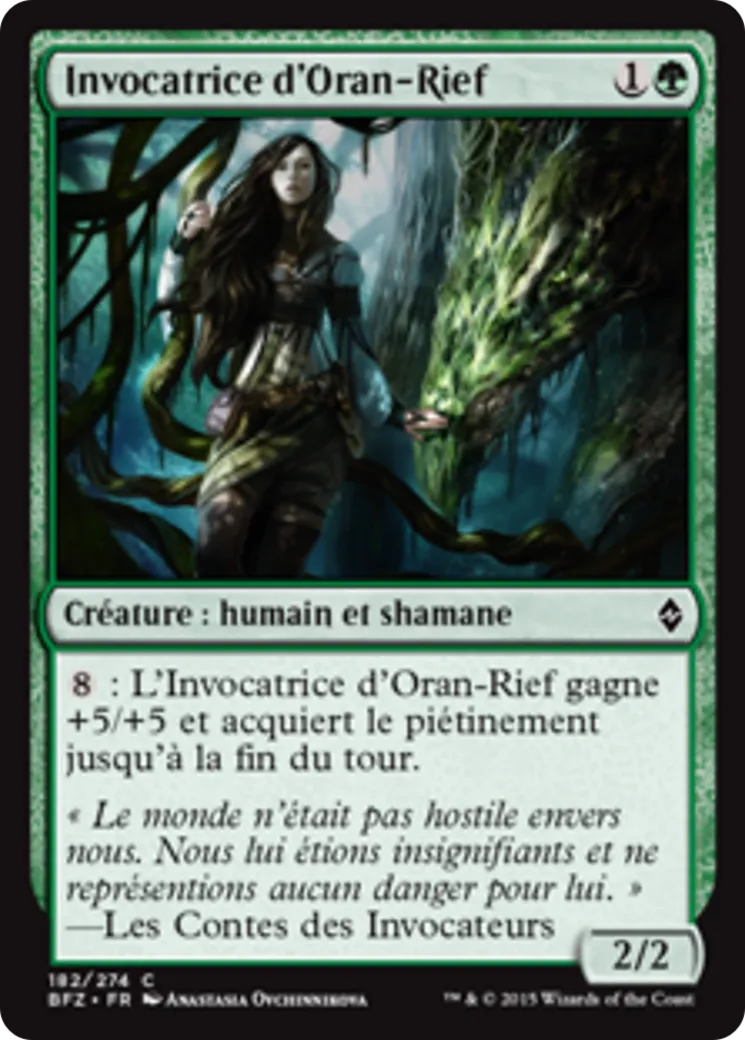 Invocatrice d'Oran-Rief — Battle for Zendikar — Magic: The Gathering
