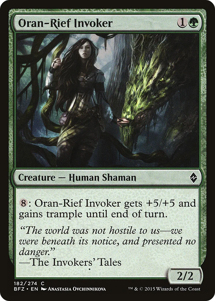 Invocatrice d'Oran-Rief — Battle for Zendikar — Magic: The Gathering