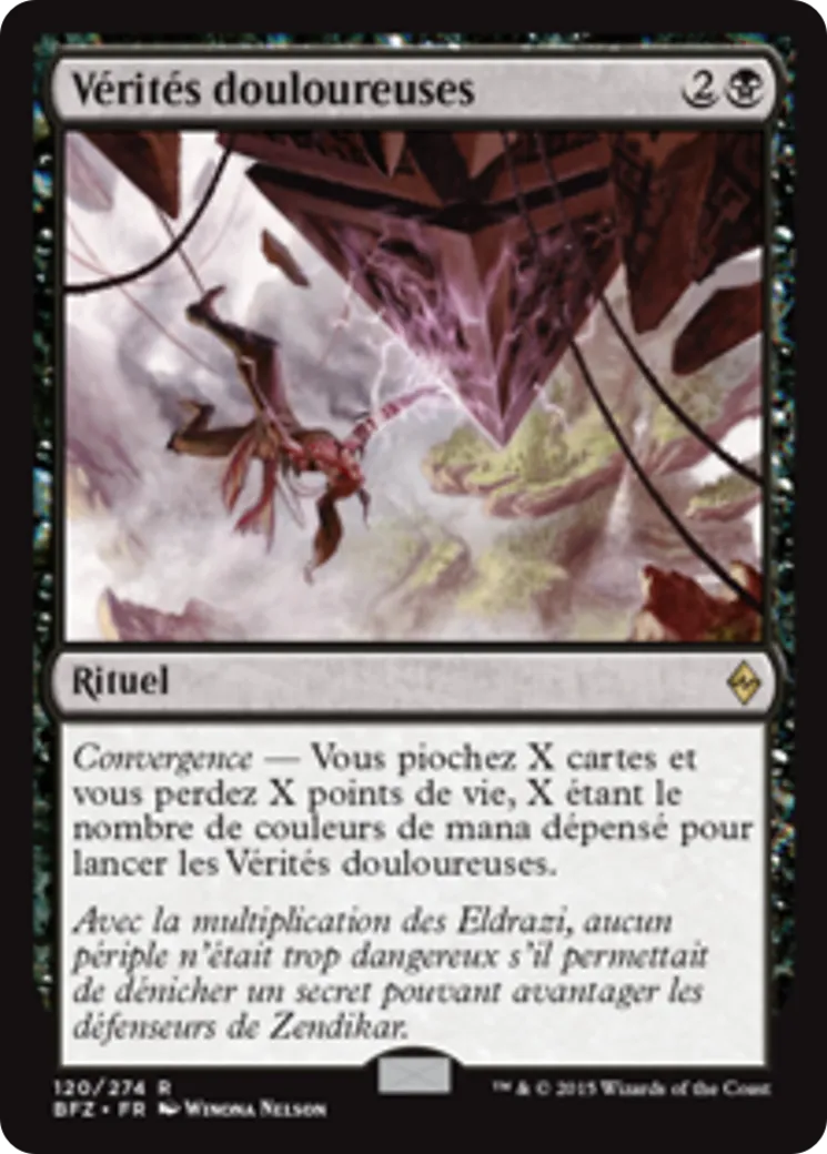 Vérités douloureuses — Battle for Zendikar — Magic: The Gathering