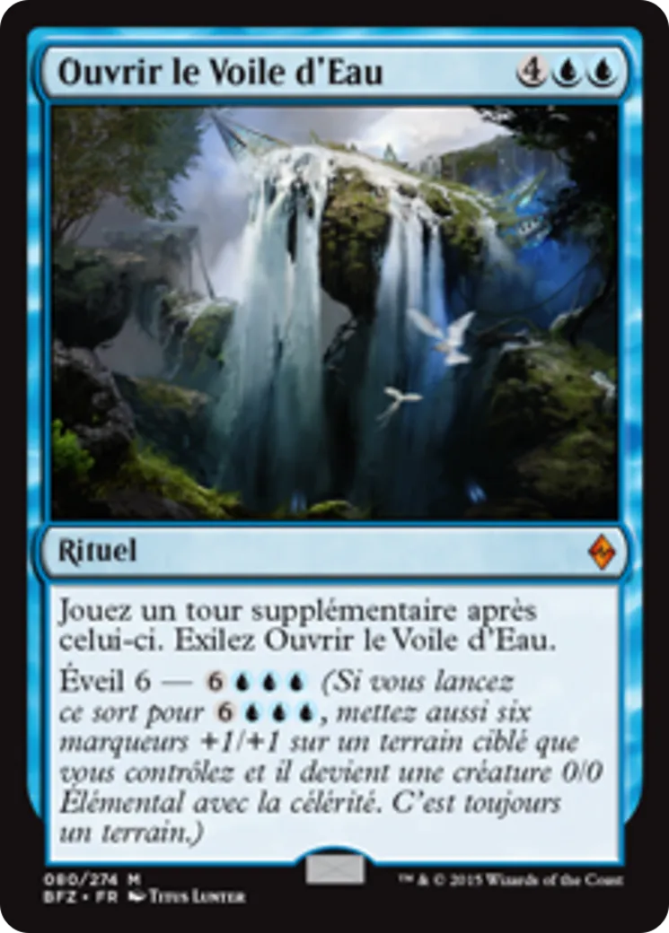 Ouvrir le Voile d'Eau — Battle for Zendikar — Magic: The Gathering