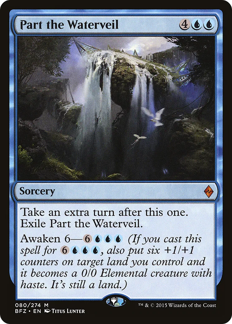 Part the Waterveil — Battle for Zendikar — Magic: The Gathering