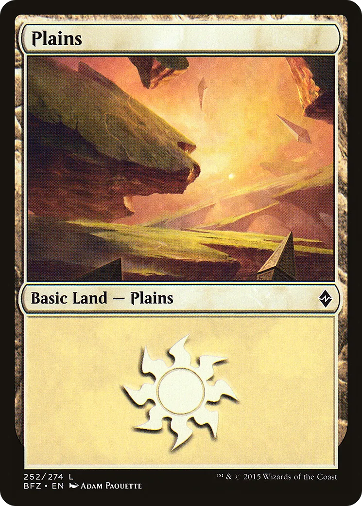 Plaine — Battle for Zendikar — Magic: The Gathering