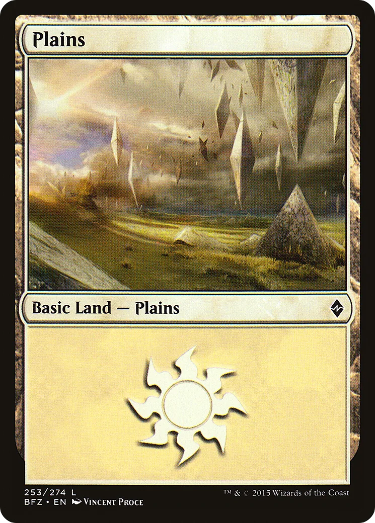 Plains — Battle for Zendikar — Magic: The Gathering