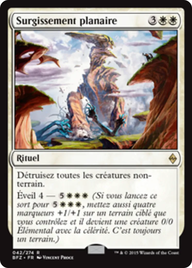 Surgissement planaire — Battle for Zendikar — Magic: The Gathering