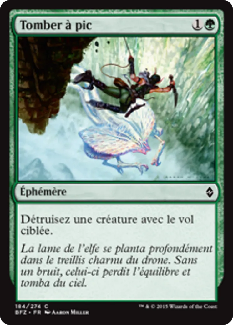 Tomber à pic — Battle for Zendikar — Magic: The Gathering