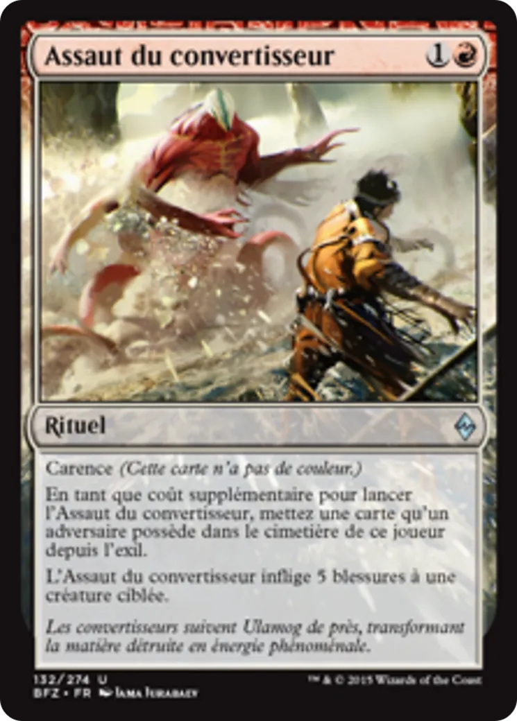 Assaut du convertisseur — Battle for Zendikar — Magic: The Gathering