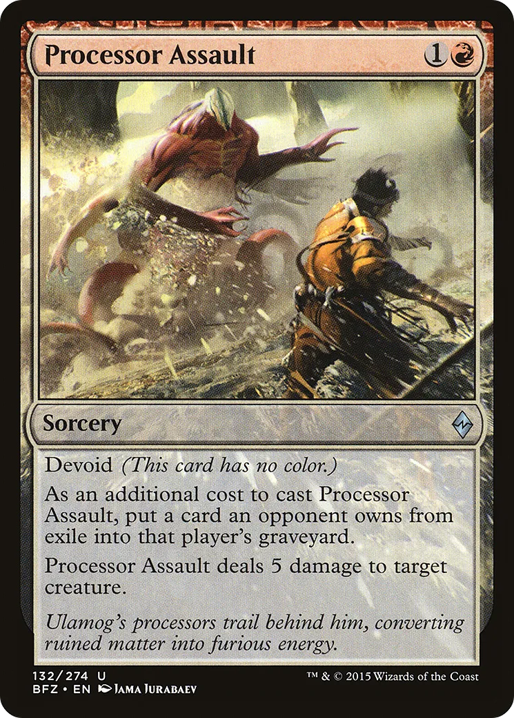 Processor Assault — Battle for Zendikar — Magic: The Gathering
