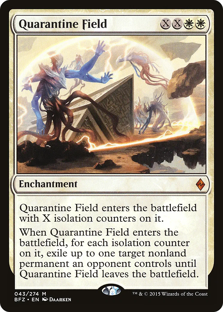 Quarantine Field — Battle for Zendikar — Magic: The Gathering