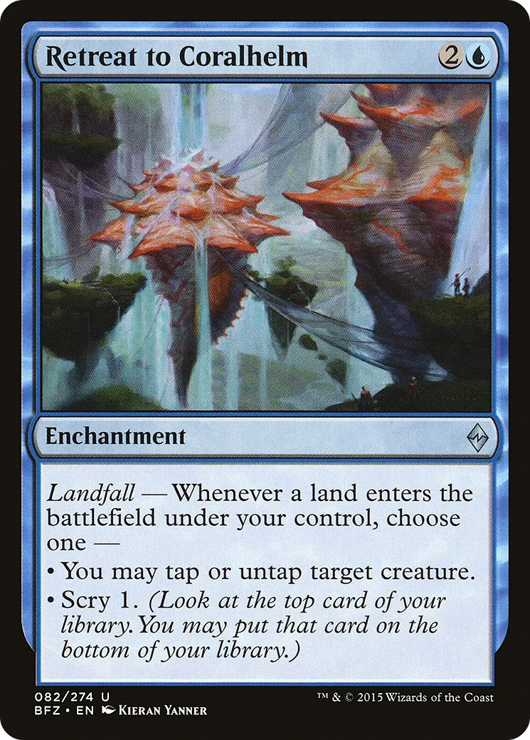 Retreat to Coralhelm — Battle for Zendikar — Magic: The Gathering