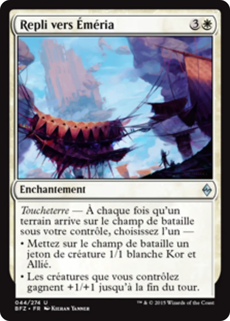 Repli vers Éméria — Battle for Zendikar — Magic: The Gathering