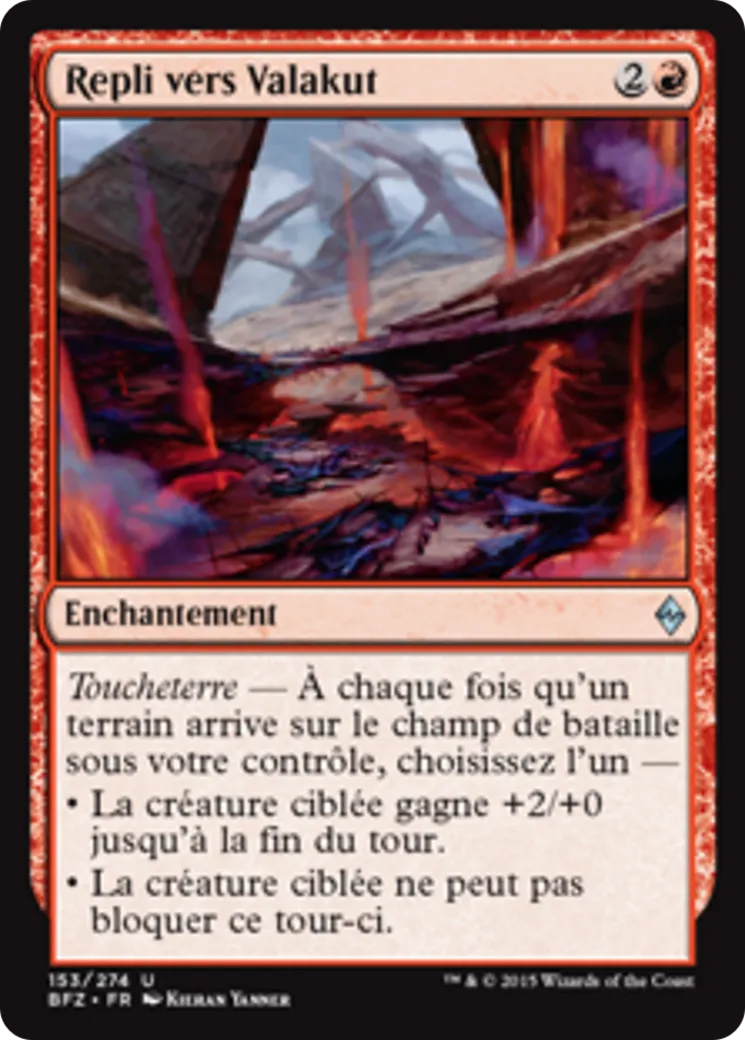 Repli vers Valakut — Battle for Zendikar — Magic: The Gathering