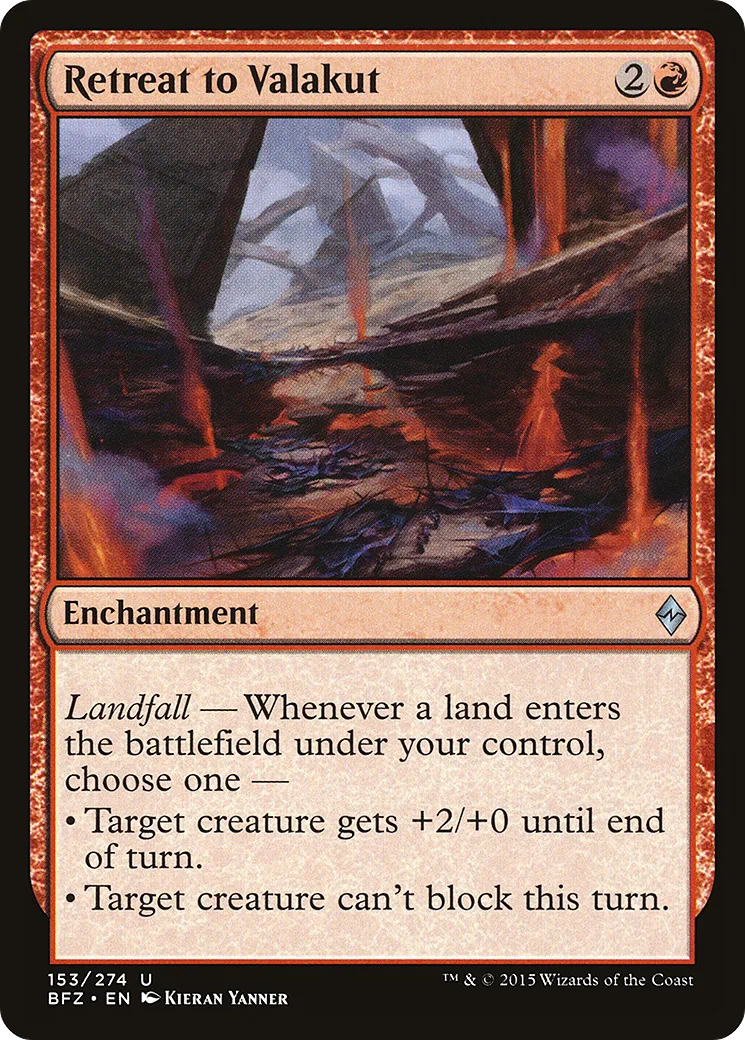Retreat to Valakut — Battle for Zendikar — Magic: The Gathering